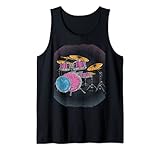 Schlagzeuger Musikinstrument Drummer Schlagzeug Tank Top