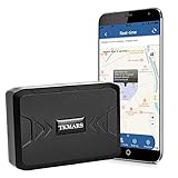 GPS Tracker Auto mit SIM Karte, Magnetisch 10000mah Langzeit-GPS-Sender Ortungsgerät Ortung Empfänger Diebstahlsicherung für Flotte, LKW, Motorrad Kostenlose Live-Tracking