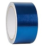 VERDELZ Klebeband Wasserdicht PVC LKW Plane Reparatur Zur von Löchern & Rissen Anhänger Vorzelt Gewächshausfolie Markisenstoff -Blau 8cm X 5