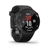 Garmin Forerunner 45S – GPS-Laufuhr im schlanken Design mit umfangreichen Lauffunktionen, Trainingsplänen, Herzfrequenzmessung am Handgelenk, für schlanke Handgelenke, Smartphone Benachrichtigung
