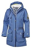 Marinepool Damen Jacke Dahlia Parka, Blue, XL