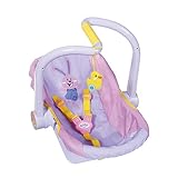 BABY born Komfort-Sitz für 43cm Puppe - Mit Gurt - Leicht für Kleine Hände, Kreatives Spiel fördert Empathie & Soziale Fähigkeiten, für Kleinkinder ab 3 J