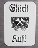 peters enkel Kühlschrankmagnet Glück Auf! Ruhrpott Ruhrgebiet Retro Vintage Log