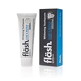 fläsh. Whitening Toothpaste Zahncreme | 75 ml Tube | mit 30% Xylitol und 15% Hydroxylapatit für den dopp