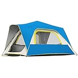 QXWJ Automatische Pop-Up-Kuppelzelt 3 oder 4 Person Instant Camp Zelte wasserdichte Winddichte Sonnenunterkünfte Tragbarer Strandzelt for Camping Wandern Jagd Bergsteigen im Freien Suvival Gear, B