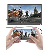 WWJJLL Tragbares 15,6-Zoll-Typ-C-Display, 1080 Full HD IPS HDMI Typ-C-Gaming-Display 178° Betrachtungswinkel Und 72% Farbraum Für Laptops Und Mob