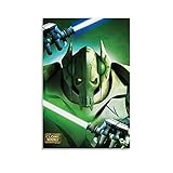 SHIQIBA General Grievous Poster, dekoratives Gemälde, Leinwand, Wandkunst, Wohnzimmer, Poster, Schlafzimmer, Malerei, 30 x 45