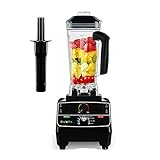 Mixer mit Timer, 2200W Hohe Leistung Professionelle Arbeitsplatte Mischer, Küche Smoothie Hersteller für Crush Eis, Gefrorenes Dessert, Suppe, F