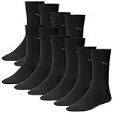 PUMA Herren Classic Casual Business Socken 10er Pack black 200 - 43/46