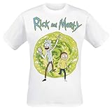 Rick and Morty Portal Männer T-Shirt weiß XL