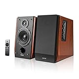 Edifier R1700BTs Aktive Bluetooth Lautsprecher - Bluetooth v5.0, 2.0 Drahtlose Nahfeld Studio Lautsprecher - 66w RMS mit Subwoofer Ausgang - Holzg