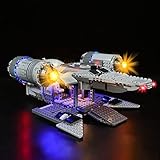 CALEN Led Beleuchtung Licht Set für Lego 75292 Star Wars Mandalorianer Kopfgeldjäger Razor Crest, LED Beleuchtungsset Bausatz, kompatibel mit Lego 75292(Ohne Lego Set )