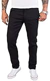 Rock Creek Herren Chino Hose Slim Fit Business Hosen Chinohose Stoffhose Chinos Hosen für Männer Casual Elegante Hose RC-2154 Schwarz W29 L32