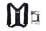 BLACKROLL® POSTURE Haltungstrainer - Einfach anzuwendender Rückengurt zur Haltungskorrektur von Rücken & Schultern - für eine verbesserte Körperhaltung (S-L)