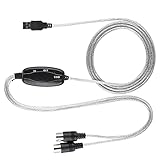 Weikeya Rechts USB MIDI Kabel, Adapter Konverter Lektron Musik Studio 190 cm Ab