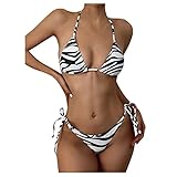 Mancool Women Bandeau Bandage Bikini Set Push-Up Brazilian Swimwear Beachwear Swimsuit Damen Sexy Bikini Split Badeanzug