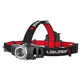 Ledlenser 7296 H6 LED Stirnlampe, helle 200 Lumen, 60 Stunden Laufzeit, batteriebetrieben,,fokussierbar, schwarz, inkl. inkl. B