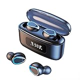 SHENXI Bluetooth Kopfhörer,9D Wireless Earphone mit digitaler Anzeige der Stromversorgung, IPX7 Bluetooth Headsets 2200mAh,50 Stunden Spielzeit, In-Ear Ohrhörer mit Touch Steuerung