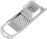 LATRAT Edelstahl Spätzlereibe, Spätzlehobel mit Sicherheitsschieber und Komfortgriff, manuelle Teigwaren-Maschinen-Küchen-Zusätze Für Selbst Gemachte Spätzle Und N