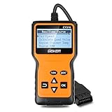 GEKER OBD2 Diagnosegerät,Auto Diagnosewerkzeuge Universal Handscanner OBDII Code-Scanner-Fahrzeug-Fehlercodeleser Fehlerausleseg