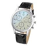 Neu Herren Digitale Uhren Three Eye Watches Sportuhr Quarz Herrenuhr Blaue GlasgüRteluhr Wasserdicht Wochentagsanzeige Kunstlederbandarmband Multifunk