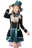 CoolChange Verrückter Hutmacher Damenkostüm | Mad Hatter Kostüm für Alice im Wunderland Fans | Größe: M