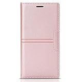 SOUFU Handyhülle für OnePlus 9RT Hülle,Haben Sie Eine Gute Flexibilität,Premium Leder Tasche FLI TPU+PU Ase Mit [Kartenschlitzen] [Magnetverschluss] [Standfunktion] Handyhülle-Roség