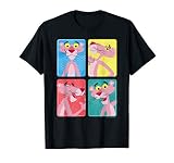Pink Panther Colorful Portrait Pose Panels T-S
