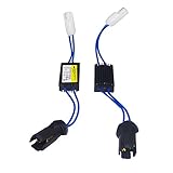 Haobase 2 Stück Warning Canceller Canbus Widerstände T10 - W5W, beseitigt Leuchtfehler, LED-L