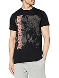 Iron Maiden Herren, T-Shirt, Hi Contrast Trooper, Schwarz, XX-Large (Herstellergröße: XX-Large)