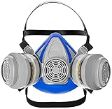 MSA Advantage 200 Atemschutz-Set - Profi-Halbmaske mit zwei P3-Filtern - für die Arbeit mit Staub, Asbest, Schimmel usw