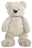 Wagner 9036 - XL Plüschbär Teddy Bär - 55 cm groß - weiß - Teddyb