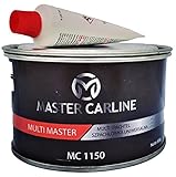 Master Carline Polyester Spachtelmasse Auto | Holz | Alu | Kupfer | Stein und verschiedenen Kunststoffen Spachtel für Karosserie Dose inkl. Härter (Multi Master, 500 g.)