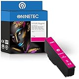 NINETEC NT-3363 1 Patrone 33XL Magenta kompatibel mit Epson T3351 T3361 T3362 T3363 T3364 | Für Epson Expression Premium XP530 Series XP540 XP-630 Series XP635 XP-640 XP-645 XP7100 XP830 XP900