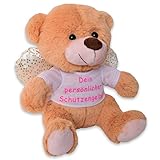 TE-Trend Schutzengel Kinder Plüsch Engel Kuscheltier Schutzengelbär Glücksbär Teddy Teddybär Glücksbringer Geschenk R