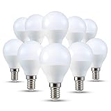 V-TAC E14 LED Lampe P45, Tropfenform, Warmweiss (2700k) ,4W (10-er SET)