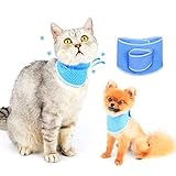 PAIDEFUL Sommer Hundekühlhalsbänder für Kleine Mittel Große Hunde Katzen Atmungsaktiv Weiches Mesh Hundekühlbandana Bequemes Halstuch Verstellbar Sofortiges Chill Out für Haustiere Bei heißem WetterXL
