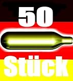 NEMT 50 Be 50 Stück CO2 Bierkapseln für alle Bierzapfanlagen mit 16 g CO2 ohne Gewinde kompatibel zu Biermaxx Zapfp