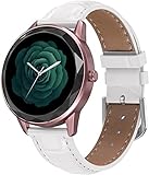 AKY Damenmode Smartwatch Armband Fitness Tracker Schrittzähler Uhr Herzfrequenz Blutdruck Überwachung Smartwatch für Iosandroid Damenuhr (B)(A)(F)