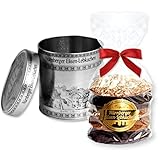 5 gemischte Elisen Lebkuchen in der Dose - Motiv Nürnberg - Silber - ideal als Geschenk zu W