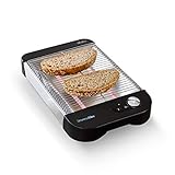 UNIVERSALBLUE Toaster Karte Rostfreier Stahl | 6 Einstellbare Bräunungsstufe | Toaster Pan Horizontale Ebene | Macht 600W | 2 Heizstäb