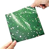 12 Stück/Set 3D Treppen Aufkleber, DIY Treppenaufkleber, Selbstklebende PVC Fliesenaufkleber Abnehmbare Wasserdichte Fliese Treppe Wandbild Decals für Hauptschlafzimmer Wohnzimmer Dekor (Grün)