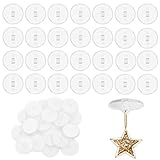 LATTCURE Deckenhaken Selbstklebend Transparent 50Pcs Klebehaken ohne Bohren Selbstklebend Wandhaken für Küche Bad Wand Tür Decke zum Aufhäng