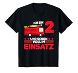 Kinder 2. Geburtstag 2 Jahre Feuerwehr T-S