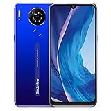 Blackview A80S(2022) Smartphone ohne Vertrag, Octa-Core-Prozessor 4GB RAM + 64 GB, 6,21 Zoll HD+ Waterdrop Display, 13MP-Quad-Kamera, Großer 4200 mAh Akku, Android 10 Dual-SIM 4G Handy - B