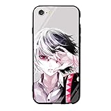 Anime Tokyo Ghoul Handyhülle aus gehärtetem Glas für iPhone 6 6S 7 8 Plus X XR XS MAX 11 Pro Max SE 2020 12 Pro Max Fashion Back C