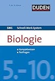 SMS Biologie 5.-10. Klasse (Duden SMS - Schnell-Merk-System)