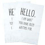 RUSPEPA Poly Mailer Versandtaschen Business Text Gedruckte Poly Mailer 2,95 Mil Hochleistungs-Selbstversiegelungs-Umschläge - 36 X 48 cm - 50Er Pack - Weiß