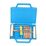 Mutiwill Werkzeug Pannenhilfekit Professionelles Reifenreparaturset Schlauchloses Autoreifenreparaturset LKW Motorrad Traktor Autopannenrep