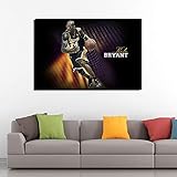 HGFJK 1 Teile Bild Auf Leinwand Leinwandbilder NBA-Basketball-Superstar Kobe Wandkunst Tapete Dekorative Wandbild Für Wohnzimmer Home Decor Geschenk